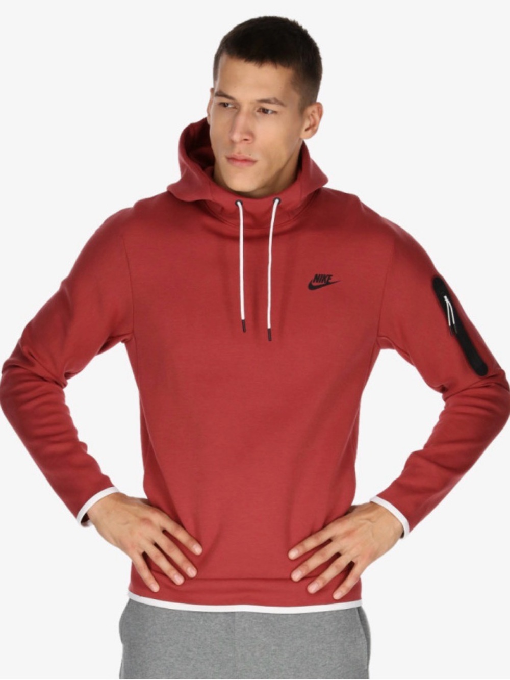 Nike Men's Tech pullover Hoodie Sweatshirt